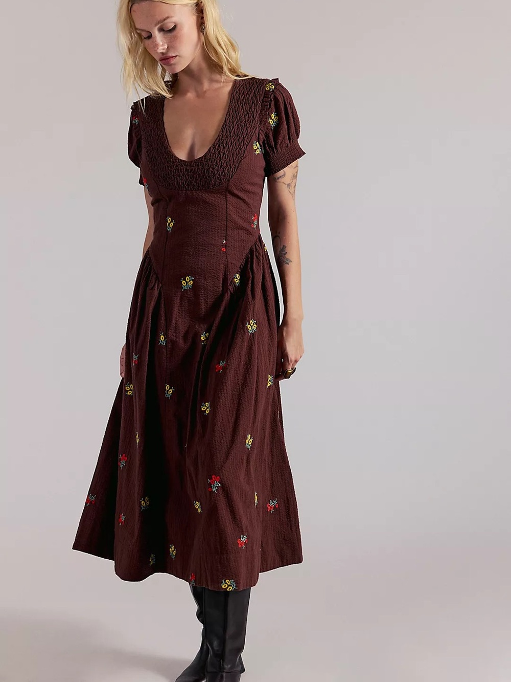 Free People Maisie Midi Dress
